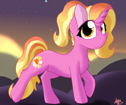 Size: 2834x2362 | Tagged: safe, artist:jubyskylines, luster dawn, pony, unicorn, g4, female, high res, looking at you, mare, solo