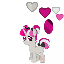 Size: 2000x2000 | Tagged: safe, artist:chelseawest, oc, oc only, oc:rose quartz, pony, unicorn, female, filly, high res, petalverse, simple background, solo, transparent background