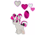 Size: 2000x2000 | Tagged: safe, artist:chelseawest, oc, oc only, oc:rose quartz, pony, unicorn, female, filly, high res, petalverse, simple background, solo, transparent background