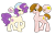 Size: 754x481 | Tagged: safe, artist:xxlovely-mlpadoptsxx, oc, oc only, earth pony, pony, unicorn, base used, crack ship offspring, offspring, parent:big macintosh, parent:cheese sandwich, parent:sugar belle, parents:sugarcheese, parents:treemac, simple background, transparent background