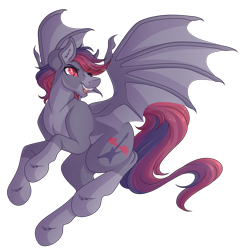 Size: 3774x3852 | Tagged: safe, artist:amazing-artsong, oc, oc only, oc:hartstring, bat pony, pony, high res, male, simple background, solo, stallion, transparent background