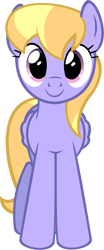 Size: 560x1341 | Tagged: artist needed, safe, cloud kicker, pegasus, pony, g4, background pony, cute, female, looking at you, mare, simple background, solo, transparent background