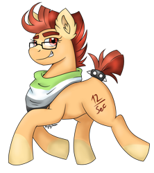 Size: 1024x1153 | Tagged: safe, artist:dreamy990, oc, oc only, earth pony, pony, female, glasses, mare, simple background, solo, transparent background