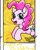Size: 320x400 | Tagged: safe, alternate version, artist:the_little_stellarfox, pinkie pie, earth pony, pony, g4, eyelashes, female, mare, open mouth, smiling, solo