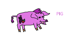 Size: 1469x779 | Tagged: safe, artist:nicolassantiago2004, edit, screencap, berry punch, berryshine, pig, g4, 1000 hours in ms paint, animal, pigified, species swap
