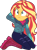 Size: 2220x3000 | Tagged: safe, artist:steyrrdash, sunset shimmer, equestria girls, equestria girls specials, g4, my little pony equestria girls: better together, my little pony equestria girls: holidays unwrapped, female, high res, show accurate, shrunken pupils, simple background, solo, transparent background, vector