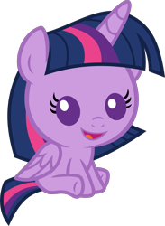 Size: 6141x8389 | Tagged: safe, artist:alandssparkle, twilight sparkle, alicorn, pony, ail-icorn, g4, interseason shorts, absurd resolution, baby, baby pony, babylight sparkle, cute, female, foal, looking at you, simple background, solo, transparent background, twiabetes, twilight sparkle (alicorn), vector, younger