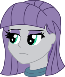 Size: 674x801 | Tagged: safe, artist:legendoflink, maud pie, equestria girls, g4, bust, clothes, female, serious, serious face, simple background, solo, sweater, transparent background, turtleneck