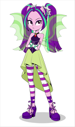 Size: 4313x7341 | Tagged: safe, artist:diilaycc, aria blaze, equestria girls, g4, digital art, female, simple background, sleeveless, solo, transparent background