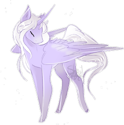 Size: 810x815 | Tagged: safe, artist:shiroikitten, oc, oc only, oc:cerise, alicorn, pony, female, mare, simple background, solo, transparent background