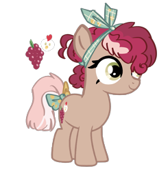 Size: 1651x1684 | Tagged: safe, artist:spectrumnightyt, pony, bow, female, filly, offspring, parent:cheese sandwich, parent:pinkie pie, parents:cheesepie, simple background, solo, tail bow, transparent background