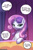 Size: 750x1125 | Tagged: safe, artist:lumineko, sweetie belle, pony, unicorn, g4, implied rarity, implied sex, older, older sweetie belle, open mouth, solo, speech bubble