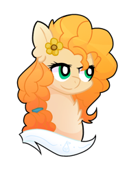 Size: 768x1024 | Tagged: safe, artist:ponliestar, pear butter, earth pony, pony, g4, female, mare, simple background, solo, transparent background