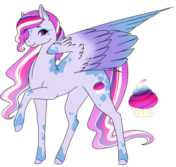 Size: 2603x2480 | Tagged: safe, artist:oneiria-fylakas, pinkie pie, rainbow dash, oc, oc only, pony, g4, female, fusion, high res, simple background, solo, transparent background