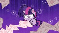 Size: 1920x1080 | Tagged: safe, screencap, twilight sparkle, alicorn, pony, badge of shame, g4.5, my little pony: pony life, female, instructions, mare, solo, twilight sparkle (alicorn)