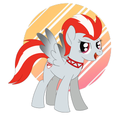 Size: 1946x1928 | Tagged: safe, artist:dyonys, oc, pegasus, pony, choker, ducati, ducati monster s2r, female, mare, open mouth, show accurate, simple background, transparent background