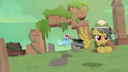 Size: 1920x1080 | Tagged: safe, screencap, daring do, rainbow dash, daring doubt, g4