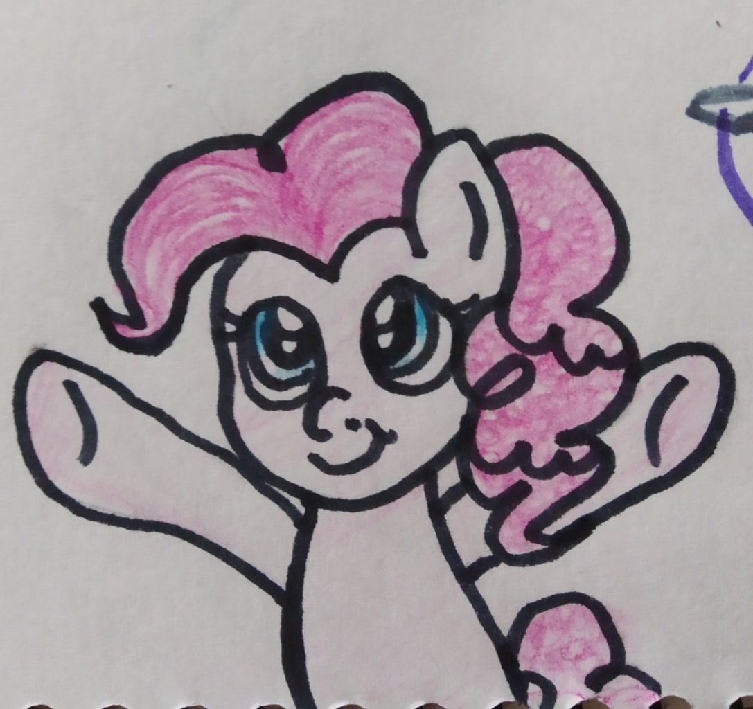 Safe Artist Wrath Marionphauna Pinkie Pie Pony Colored Pencil Drawing Female