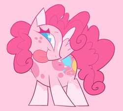 Size: 2986x2700 | Tagged: safe, artist:brdinparadise, pinkie pie, pegasus, pony, g4, female, high res, pegasus pinkie pie, race swap, solo, tongue out