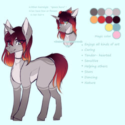 Size: 2160x2160 | Tagged: safe, artist:dawndream2003, oc, oc only, oc:dawn dream, pony, unicorn, female, high res, mare, reference sheet, solo