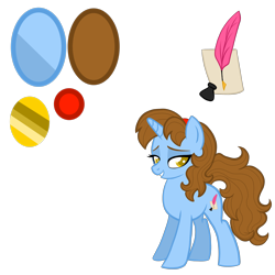 Size: 4000x4000 | Tagged: safe, artist:chelseawest, oc, oc only, oc:poetic song, pony, unicorn, absurd resolution, female, mare, petalverse, reference sheet, simple background, solo, transparent background