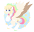 Size: 3869x3660 | Tagged: safe, artist:koishay, oc, oc only, pegasus, pony, colored hooves, colored wings, female, flying, high res, mare, smiling, solo, stars, two toned wings, wings