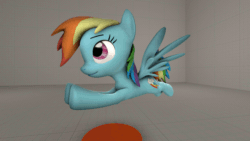 Size: 1920x1080 | Tagged: safe, artist:matyas451, rainbow dash, pony, g4, 3d, animated, female, flying, gif, solo, source filmmaker, test