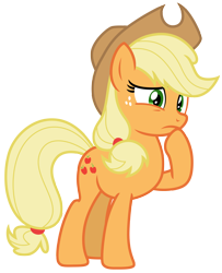 Size: 5483x6750 | Tagged: safe, artist:estories, applejack, earth pony, pony, g4, absurd resolution, female, simple background, solo, transparent background, vector