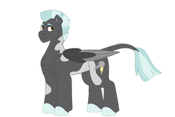 Size: 1280x854 | Tagged: safe, alternate version, artist:itstechtock, thunderlane, pony, g4, male, simple background, solo, transparent background