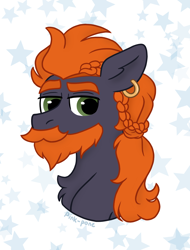 Size: 1200x1580 | Tagged: safe, artist:pink-pone, oc, oc only, pony, bust, male, portrait, solo, stallion