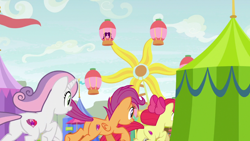 Size: 1920x1080 | Tagged: safe, screencap, apple bloom, scootaloo, sweetie belle, g4, growing up is hard to do, butt, cutie mark, cutie mark crusaders, plot, the cmc's cutie marks