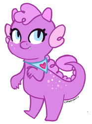 Size: 758x1021 | Tagged: safe, artist:catachromatic, derpibooru exclusive, princess thunder guts, dragon, equestria girls, g4, lost and pound, my little pony equestria girls: better together, bandana, dragonified, female, solo, species swap