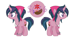 Size: 2188x1072 | Tagged: safe, artist:silvercloud36, oc, oc only, oc:hestia, pony, unicorn, horn, offspring, parent:sci-twi, parent:timber spruce, parent:twilight sparkle, parents:timbertwi, simple background, solo, transparent background, unicorn oc