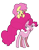 Size: 2200x2800 | Tagged: safe, artist:kindakismet, li'l cheese, pinkie pie, g4, the last problem, cute, duo, female, high res, looking at each other, mother and child, mother and daughter, simple background, transparent background