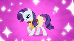 Size: 1280x720 | Tagged: safe, screencap, rarity, pony, unicorn, g4, sweet and elite, bedroom eyes, clothes, dress, female, frilly dress, lidded eyes, mare, outfit catalog, solo