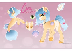 Size: 1280x905 | Tagged: safe, artist:kyotoleopard, oc, oc only, oc:sea wave, pony, seapony (g4), unicorn, butt, cutie mark, digital art, female, horn, mare, plot, seaponified, solo, species swap, tail, underhoof