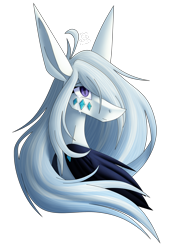 Size: 964x1377 | Tagged: safe, artist:sadatrix, oc, oc only, pony, bust, female, mare, portrait, simple background, solo, transparent background