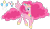Size: 1280x732 | Tagged: safe, artist:magicuniclaws, pinkie pie, alicorn, pony, g4, alicornified, base used, concave belly, ethereal mane, female, pinkiecorn, race swap, simple background, slender, solo, tall, thin, transparent background, xk-class end-of-the-world scenario