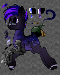 Size: 1336x1656 | Tagged: safe, artist:intfighter, oc, oc only, earth pony, pony, amputee, augmented tail, earth pony oc, glasses, male, prosthetic limb, prosthetics, reference sheet, solo, stallion