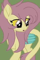 Size: 311x468 | Tagged: safe, artist:circuspaparazzi5678, oc, oc only, oc:kristina hooves, pegasus, pony, base used, draconequus hybrid, movie accurate, parent:discord, parent:fluttershy, solo