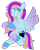 Size: 1024x1271 | Tagged: safe, artist:mushgoo, oc, oc only, oc:bittersweet, pegasus, pony, colored hooves, colored wings, cute, diabetes, gradient wings, long mane, ocbetes, simple background, smiling, smirk, solo, sparkly hooves, spread wings, transparent background, wings