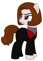 Size: 418x592 | Tagged: artist needed, safe, earth pony, pony, female, kathryn janeway, mare, ponified, solo, star trek, star trek: voyager