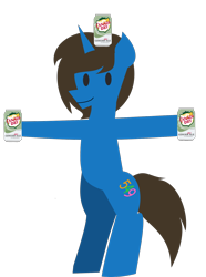 Size: 1152x1551 | Tagged: safe, artist:samsailz, oc, oc only, pony, unicorn, canada dry, diet ginger ale, horn, simple background, smiling, soda, t pose, transparent background, unicorn oc