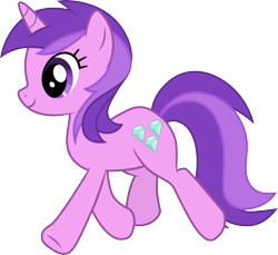Size: 3270x3000 | Tagged: safe, artist:cloudy glow, amethyst star, sparkler, pony, unicorn, g4, .ai available, cutie mark, female, high res, mare, simple background, solo, transparent background, trotting, vector