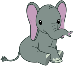 Size: 1280x1150 | Tagged: safe, artist:andoanimalia, muriel, elephant, g4, she talks to angel, animal, simple background, solo, transparent background, vector