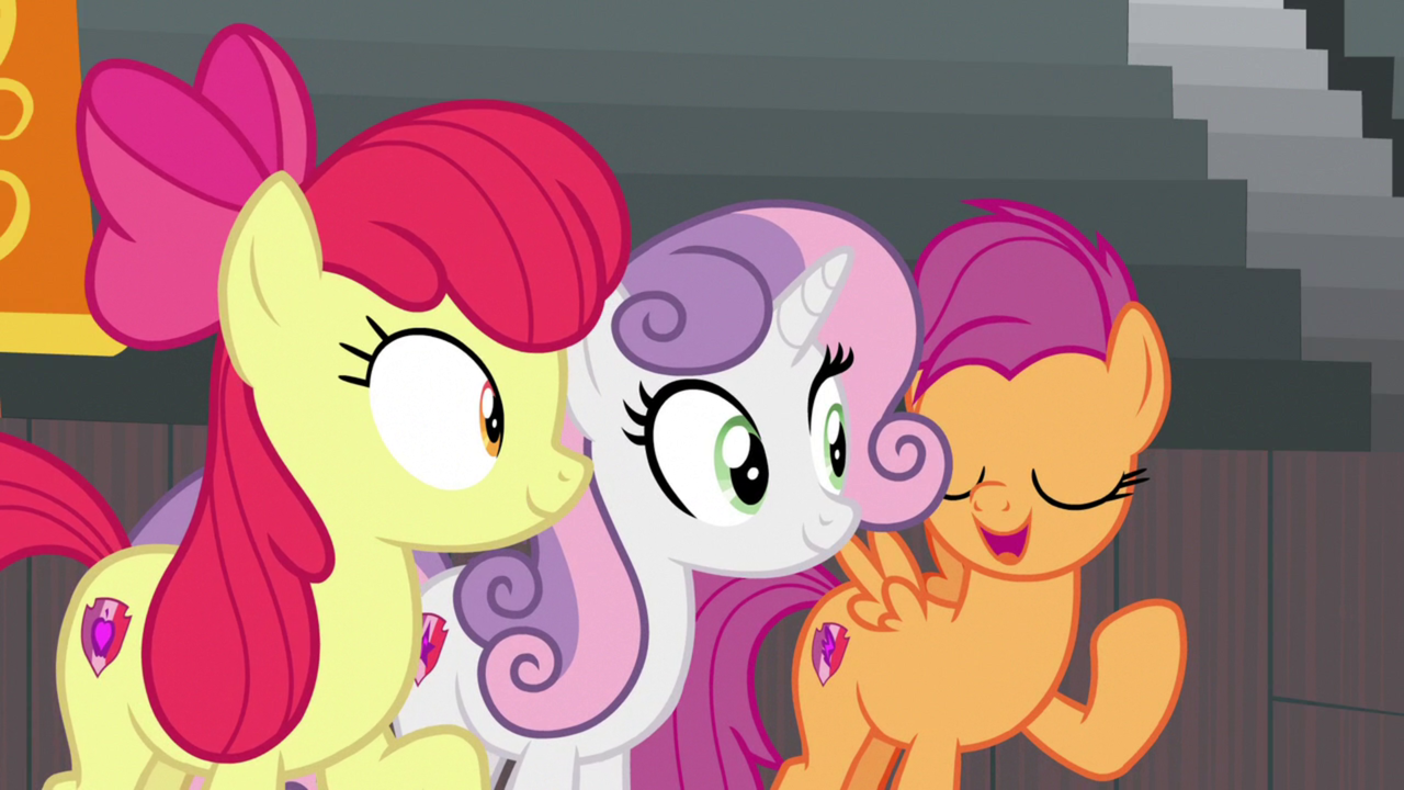 Safe Screencap Apple Bloom Scootaloo Sweetie Belle G Growing Up Is Hard To Do