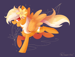 Size: 2600x2000 | Tagged: safe, artist:neonishe, oc, oc only, oc:sunshinenya, pegasus, pony, high res, solo