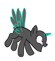 Size: 564x623 | Tagged: safe, artist:intfighter, oc, oc only, alicorn, pony, alicorn oc, base, eyelashes, flying, glowing horn, horn, open mouth, simple background, solo, transparent background, underhoof, wings