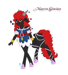 Size: 2629x2880 | Tagged: safe, artist:midnightfire1222, oc, oc only, oc:mearra gracian, centaur, clothes, hickory hills, high res, horns, jewelry, pearl, simple background, slippers, solo, transparent background