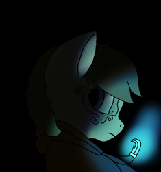 Size: 916x973 | Tagged: safe, artist:derpy_the_duck, oc, oc only, oc:dylan, earth pony, pony, clothes, crystal, jewelry, male, necklace, simple background, solo, stallion, void